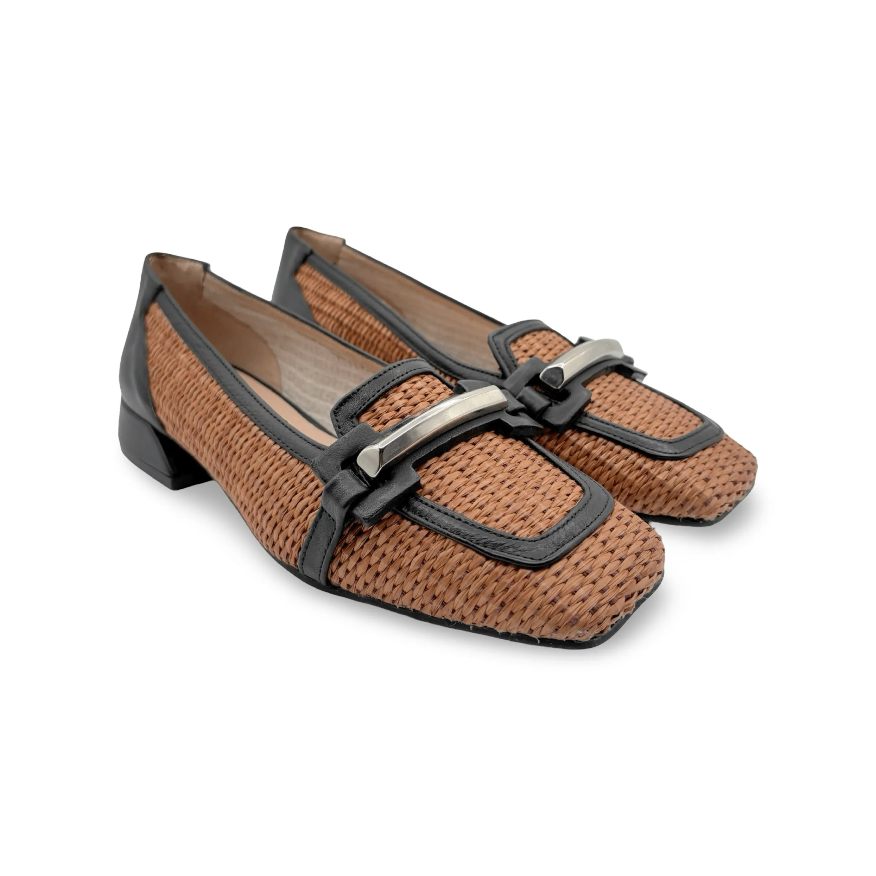 12224 Natural Woven Loafer