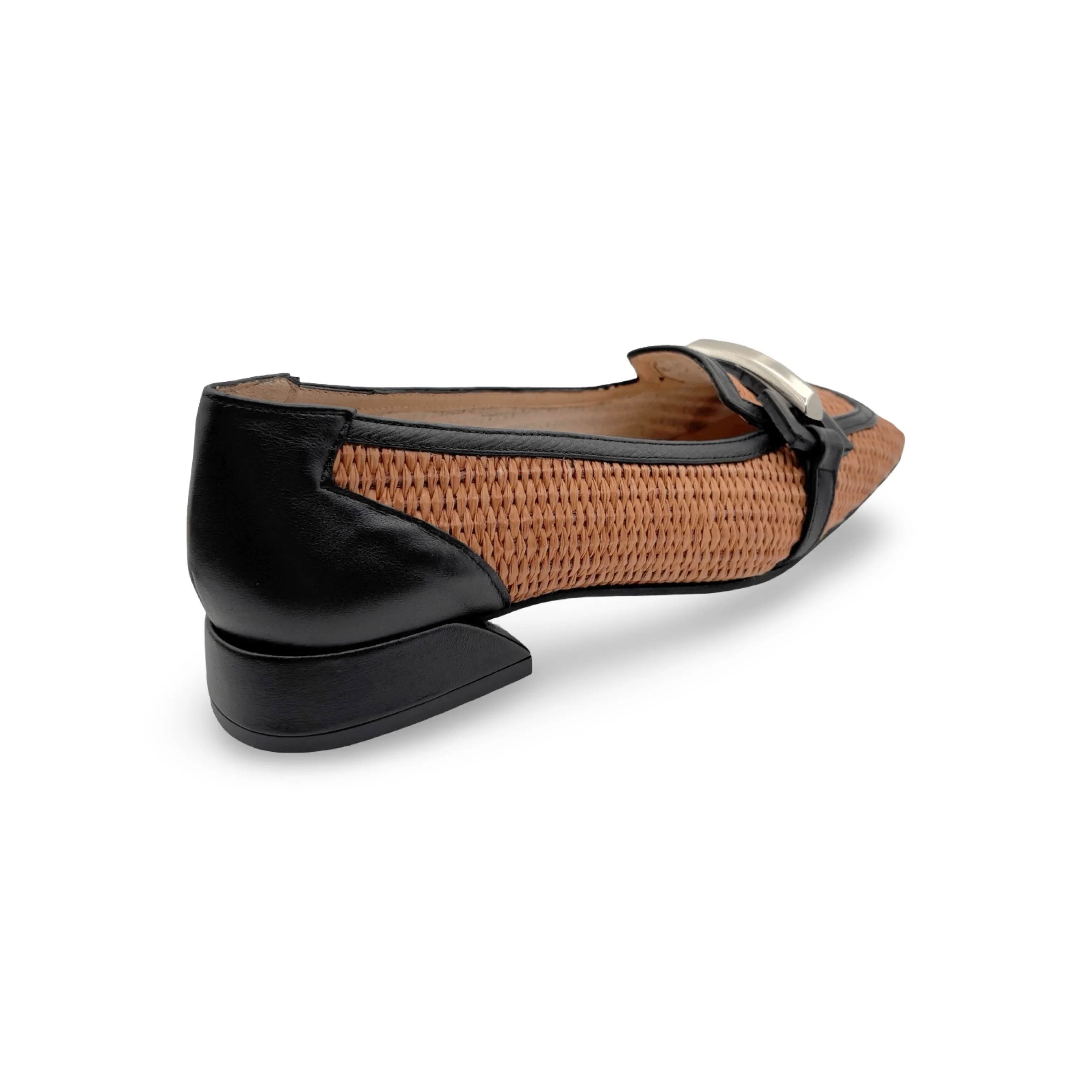 12224 Natural Woven Loafer