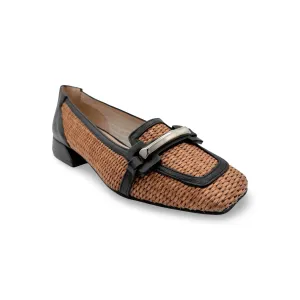 12224 Natural Woven Loafer