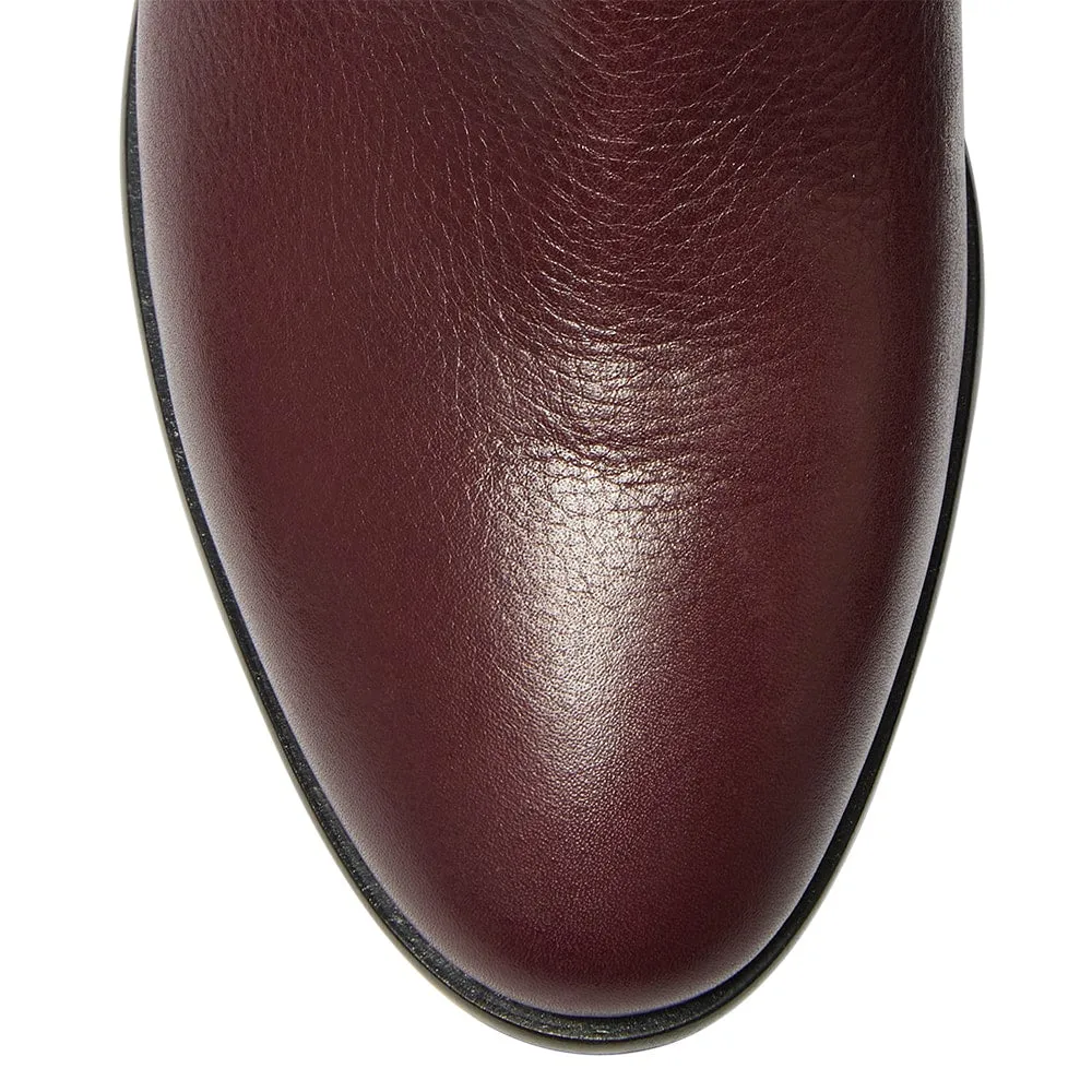 Aaron Boot in Wine Glove Leather