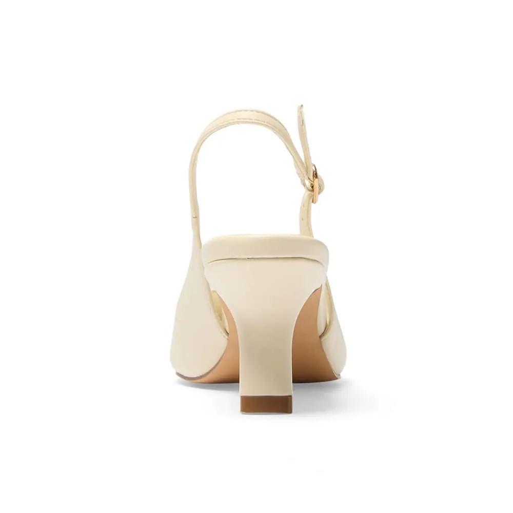 Abella Heel in Ivory