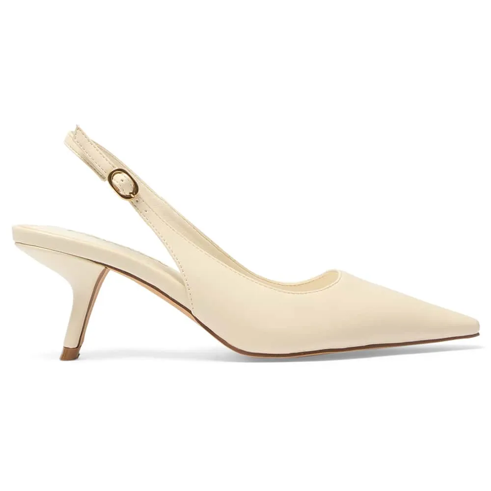 Abella Heel in Ivory