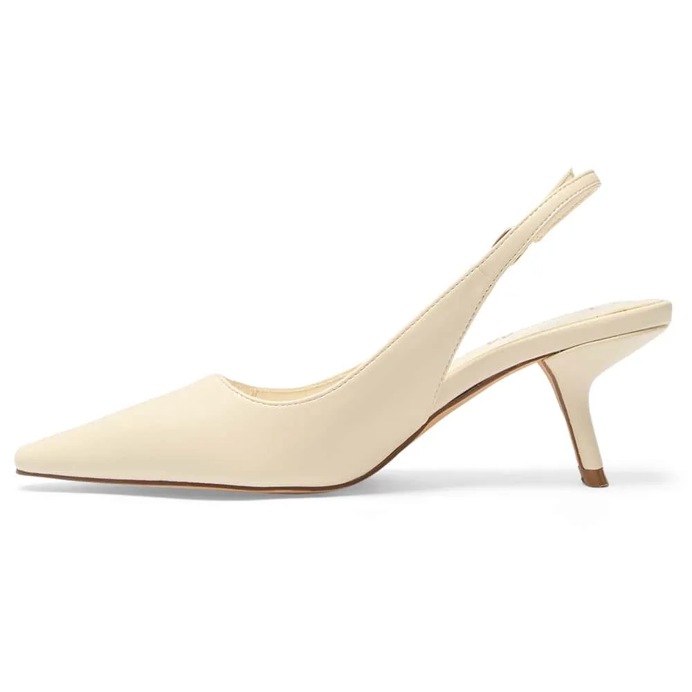 Abella Heel in Ivory