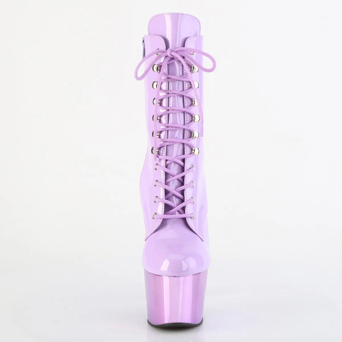 ADORE-1020 Platform Shoes Lavender Patent Lavender Chrome