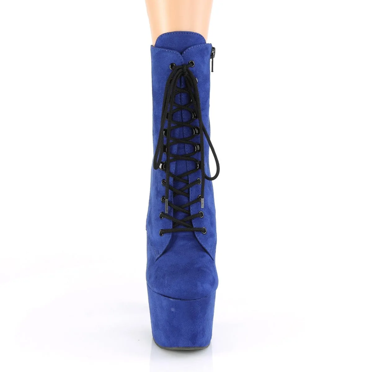 ADORE-1020FS Royal Blue Faux Suede/Royal Blue