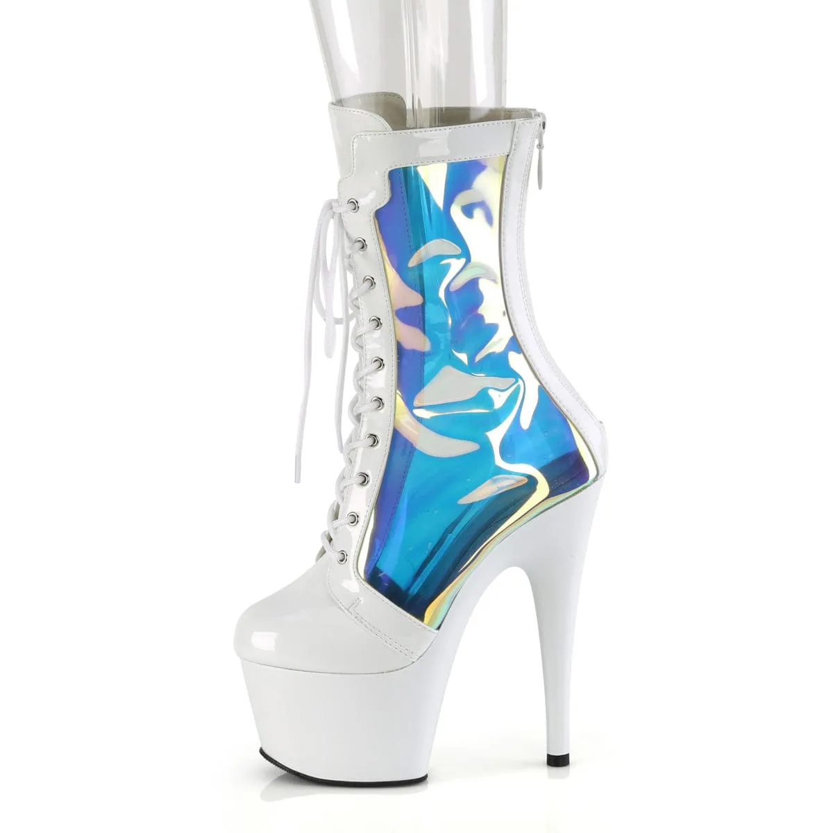 ADORE-1047 White Patent - Hologram/White