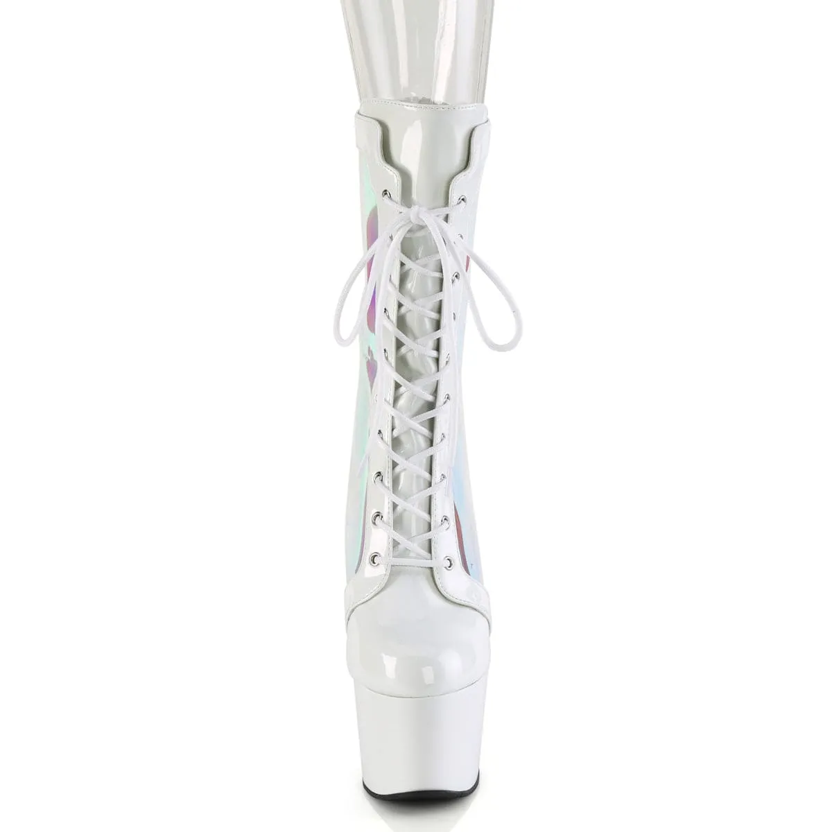ADORE-1047 White Patent - Hologram/White