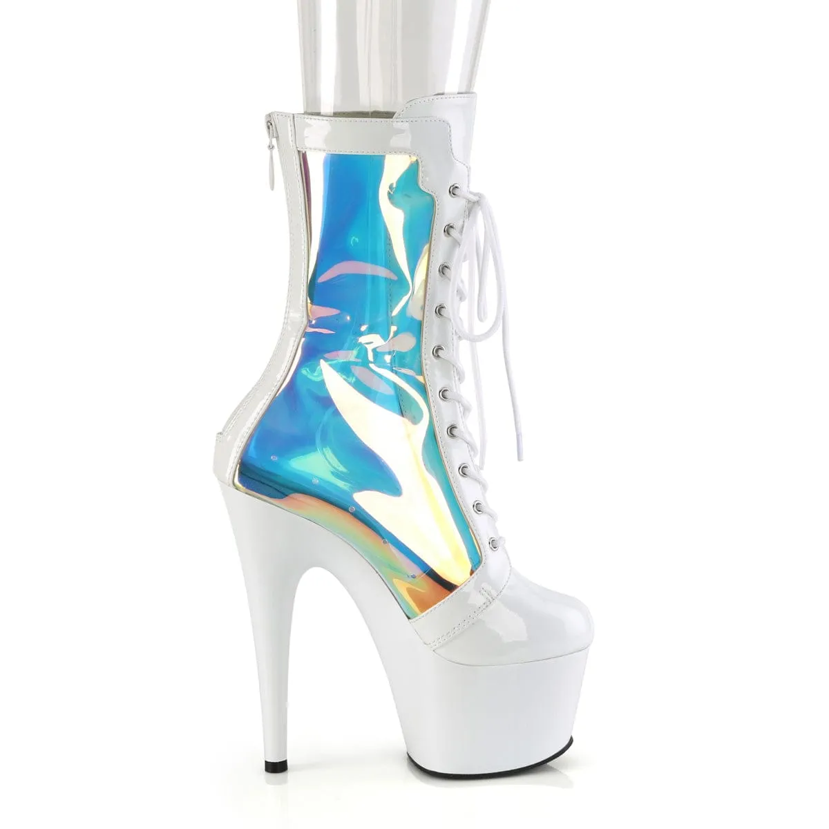 ADORE-1047 White Patent - Hologram/White