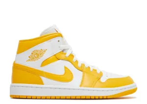 Air Jordan 1 Mid 'White University Gold' WMNS