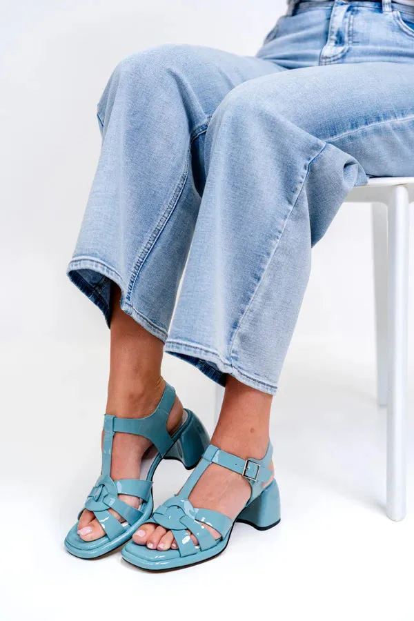 Alfie & Evie Yarra Blue Patent