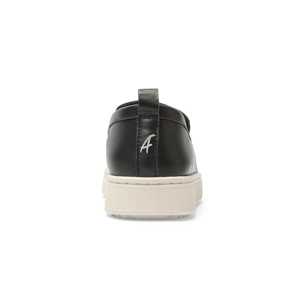 Angus Loafer in Black Leather