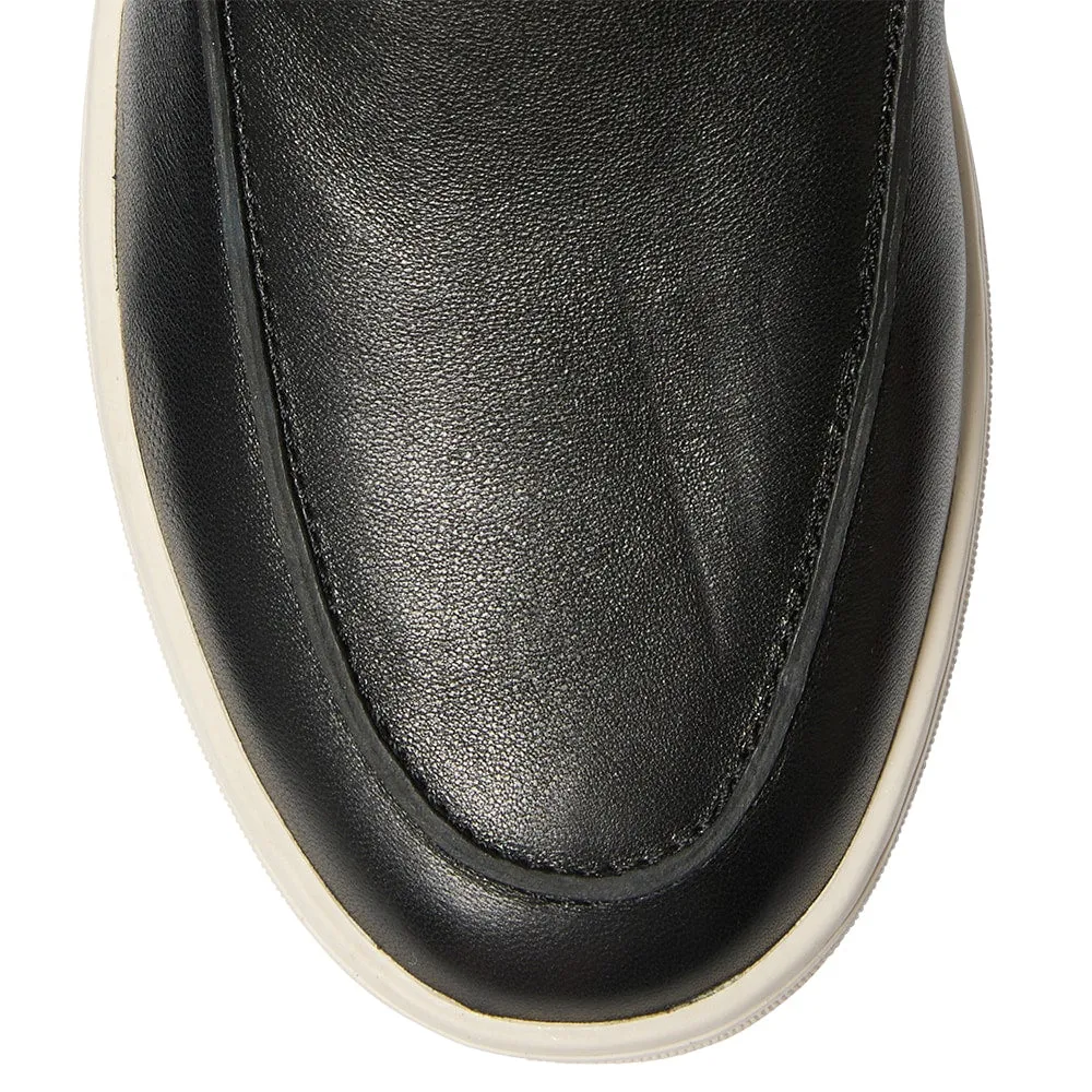 Angus Loafer in Black Leather