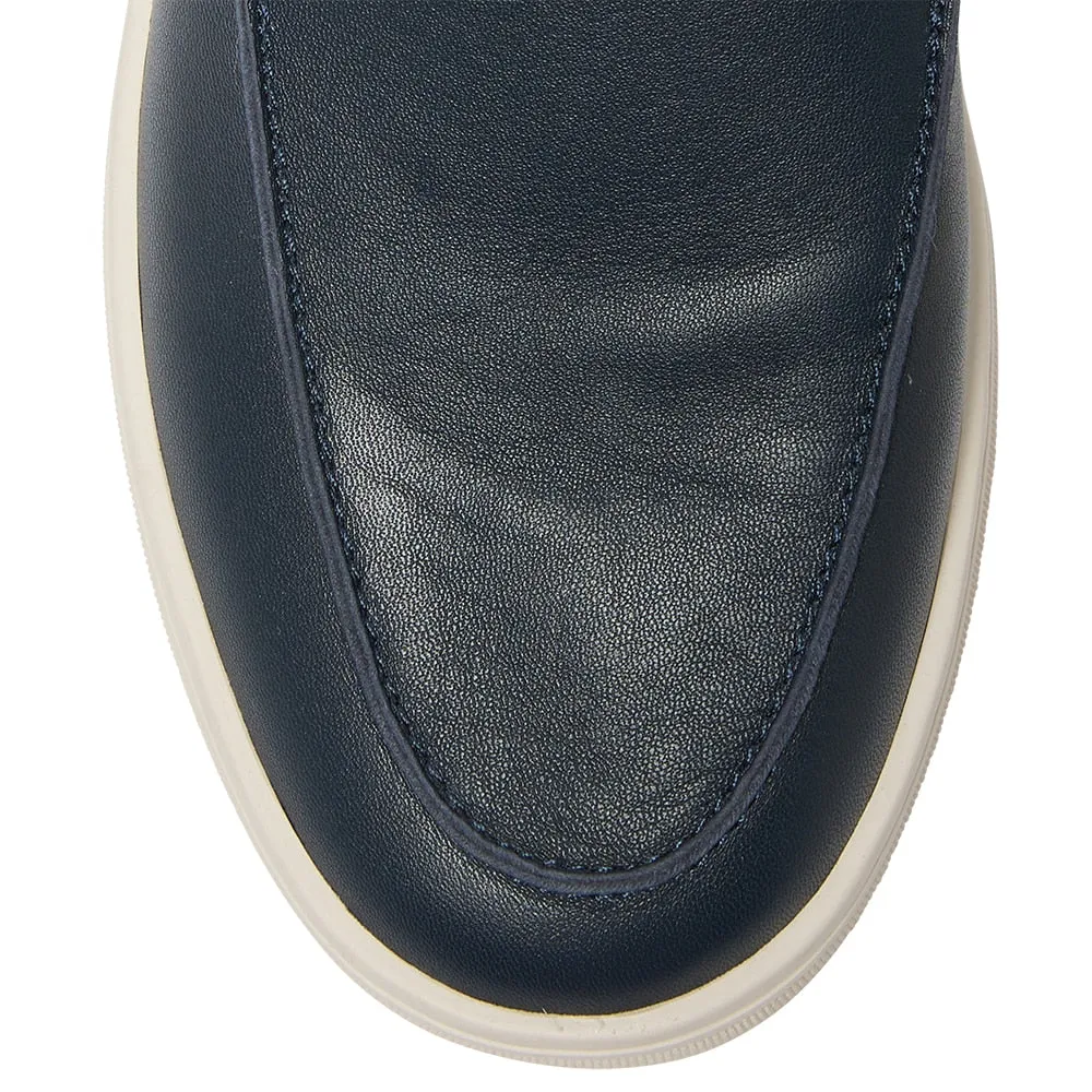 Angus Loafer in Navy Leather