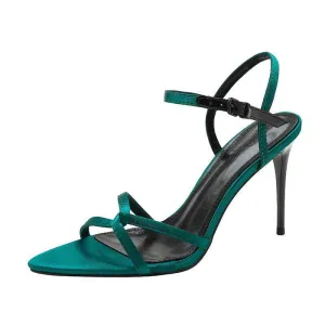 Ankle Cross Strap Heels Stiletto heel Sandals 784634380862