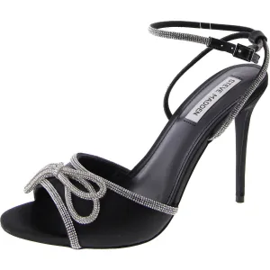 Arla Womens Embellished Ankle Strap Heels