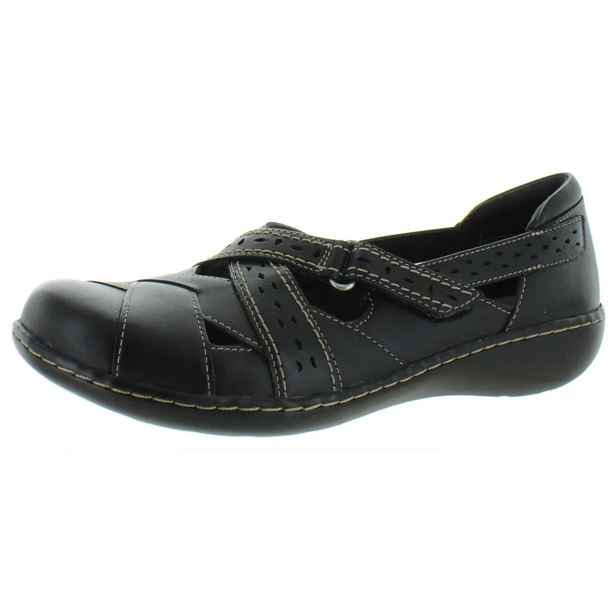 Ashland Spin Q Womens Leather Mary Jane Flats