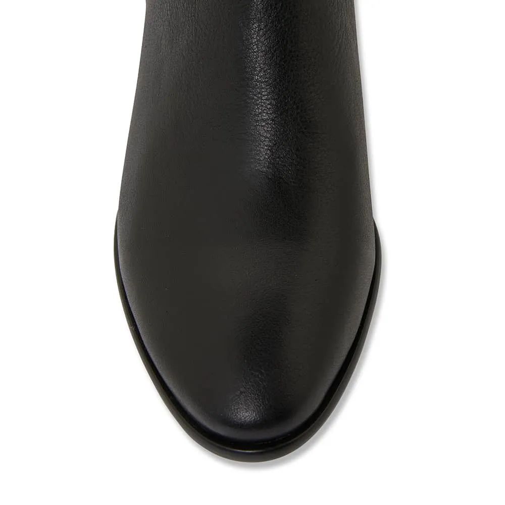 Astor Boot in Black Leather