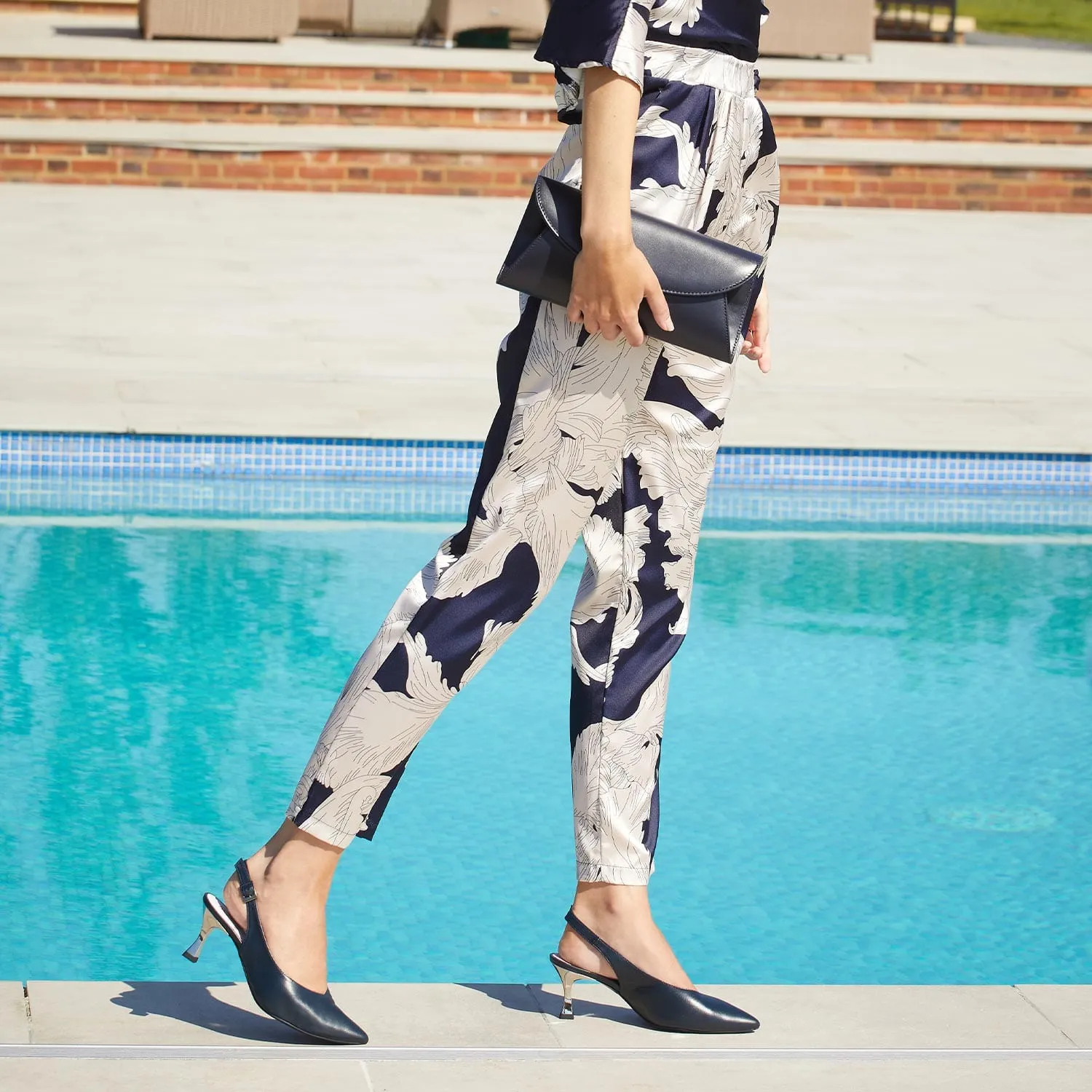 Audrey: Navy Leather