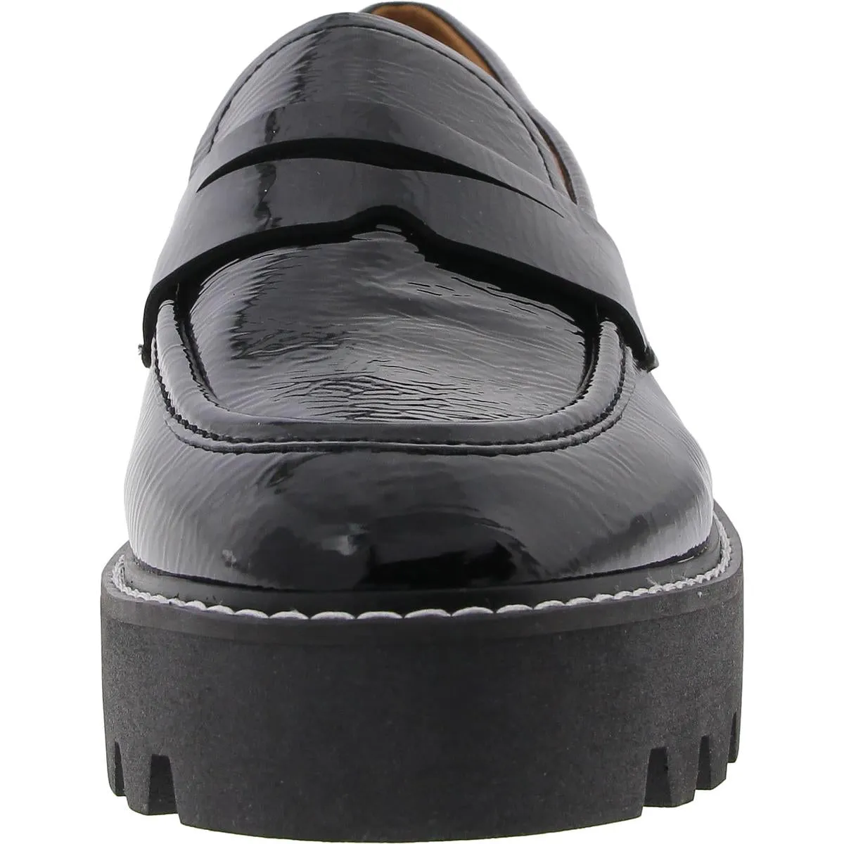 Balin Womens Patent Slip-On Loafers