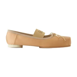 Ballerinas - Synthetic - Beige