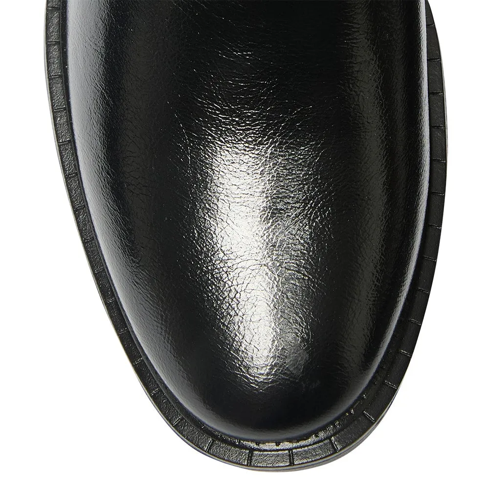 Bedford Boot in Black Crinkle