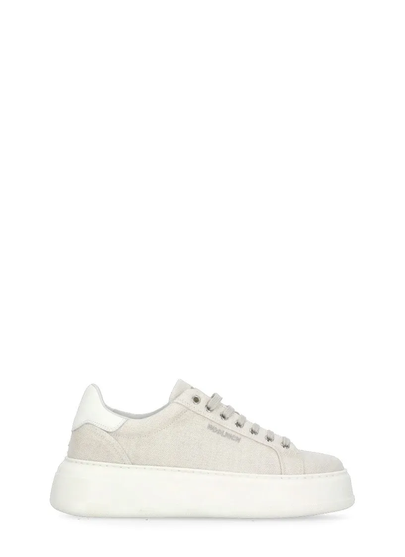 Beige Classic Court Sneakers
