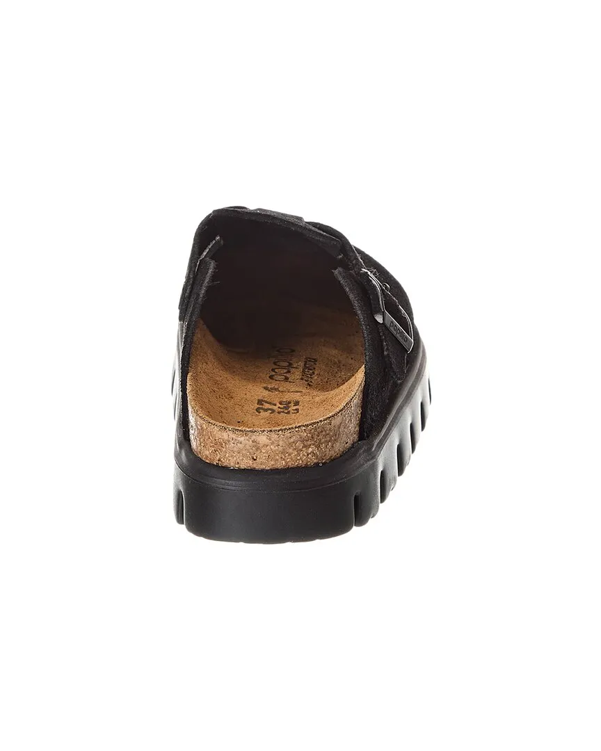Birkenstock Papillio Boston Chunky Narrow Suede Clog