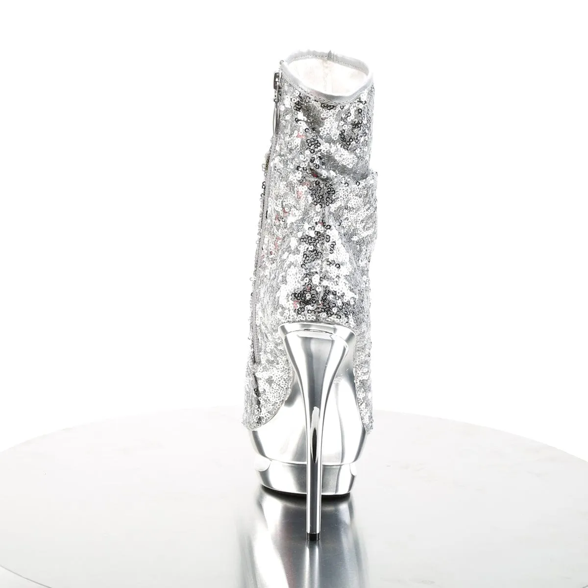 BLONDIE-R-1008 Silver Sequins/Silver Chrome