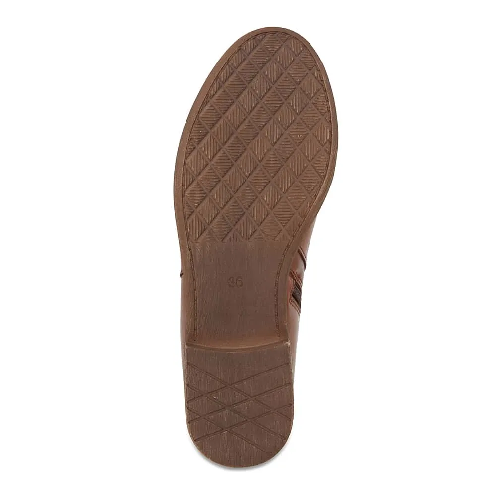 Bogart Boot in Mid Brown Leather