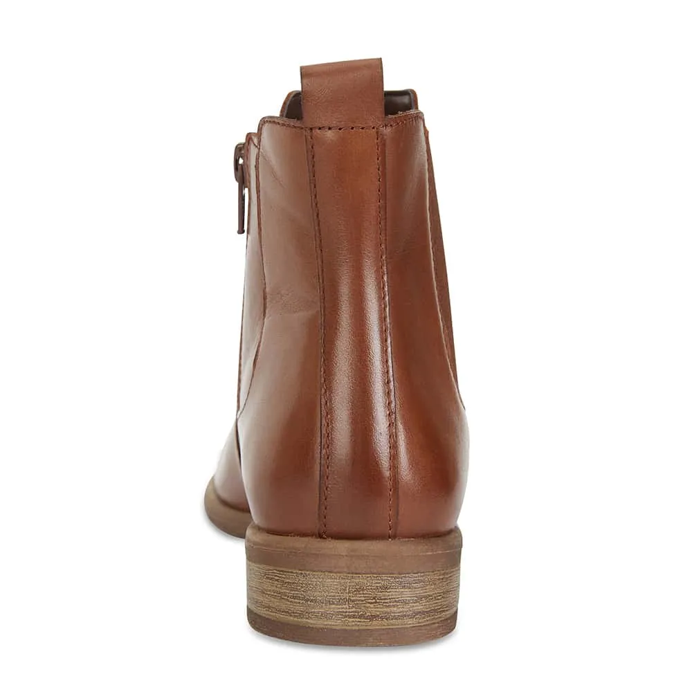 Bogart Boot in Mid Brown Leather