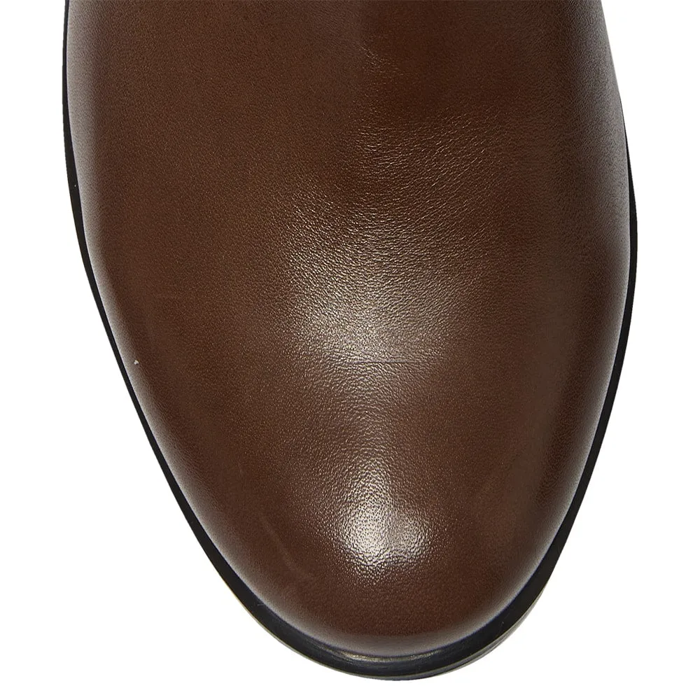 Cadillac Boot in Brown Leather