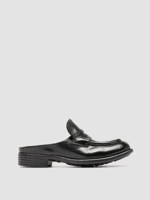 CALIXTE 063 - Black Leather Mule