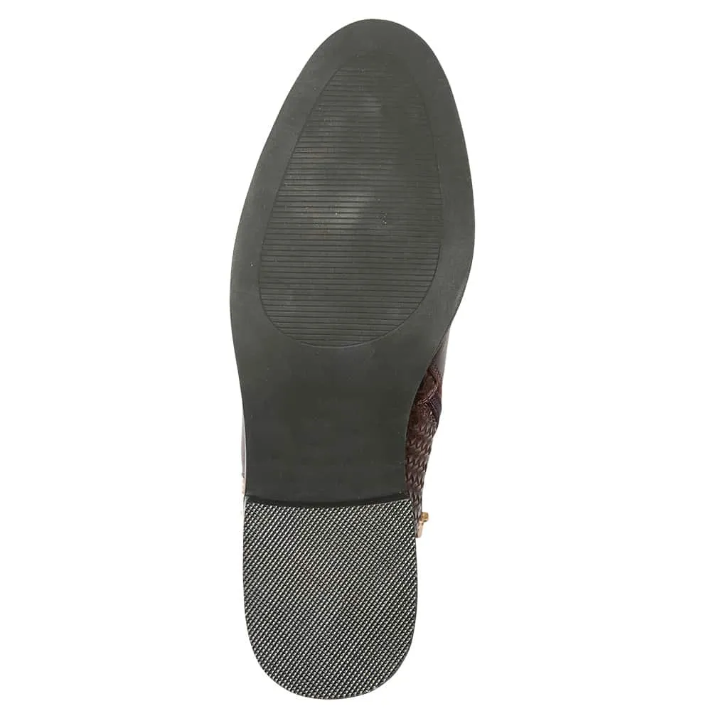 Cape Boot in Wine Glove Leather