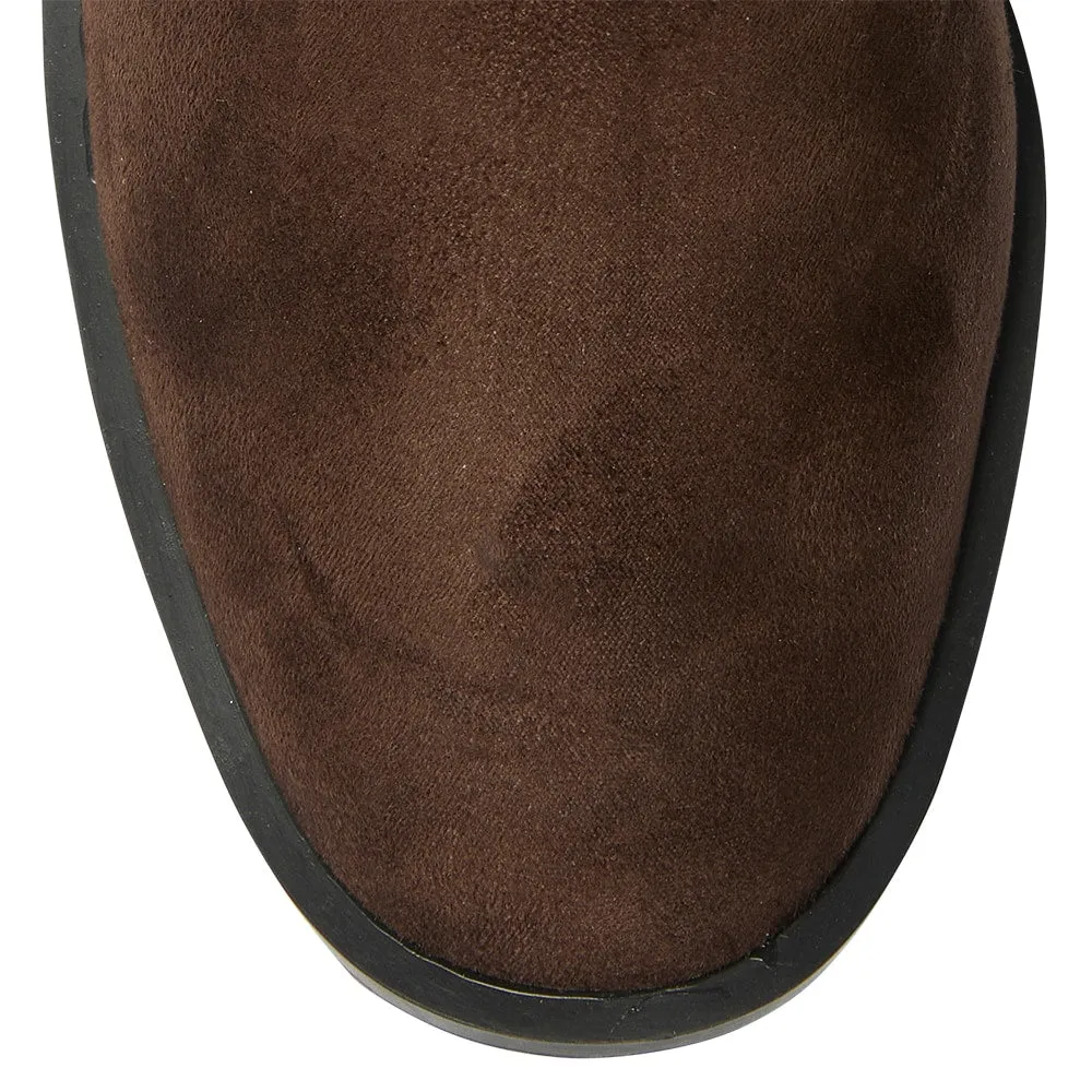 Carson Boot in Chocolate Micro