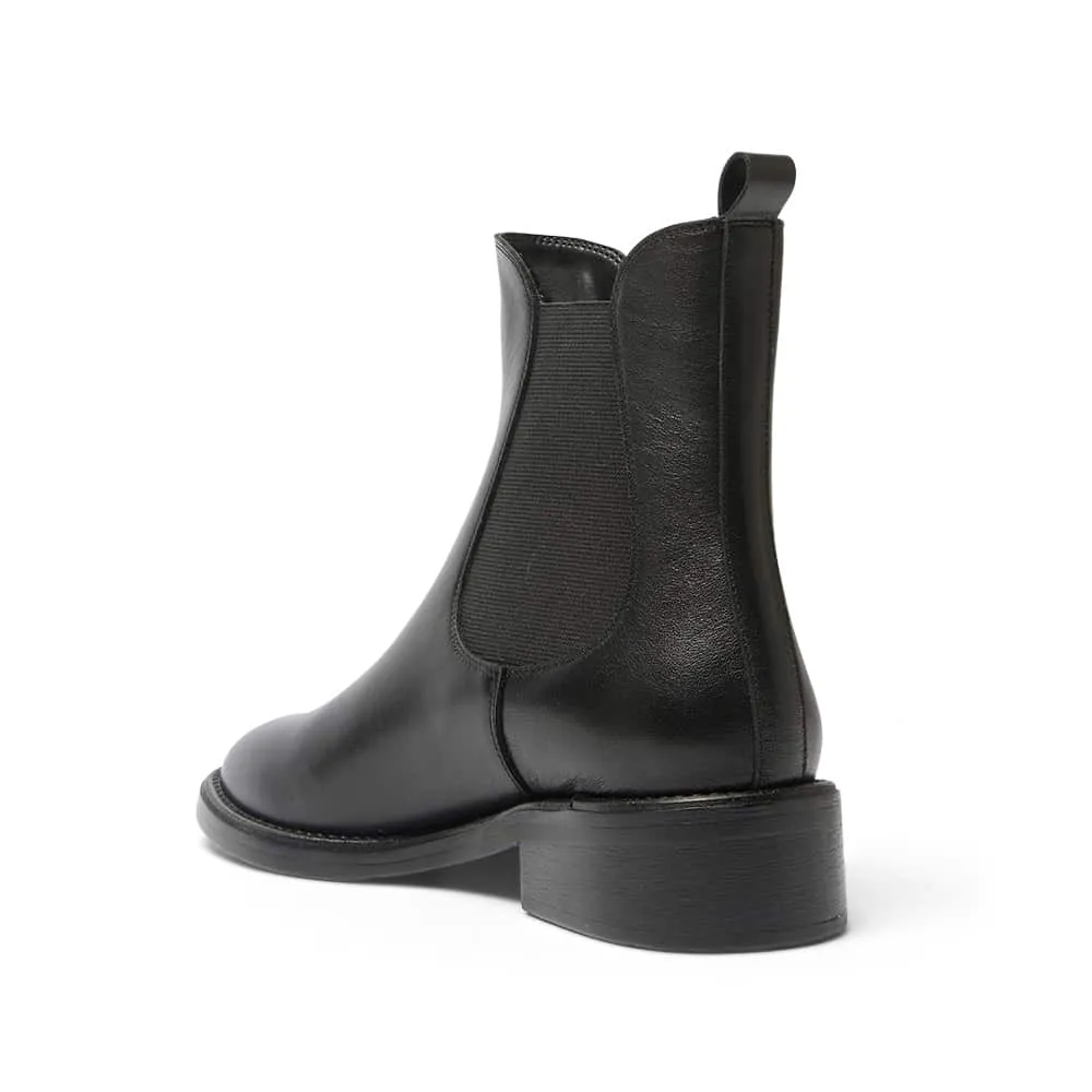 Cedric Boot in Black Leather