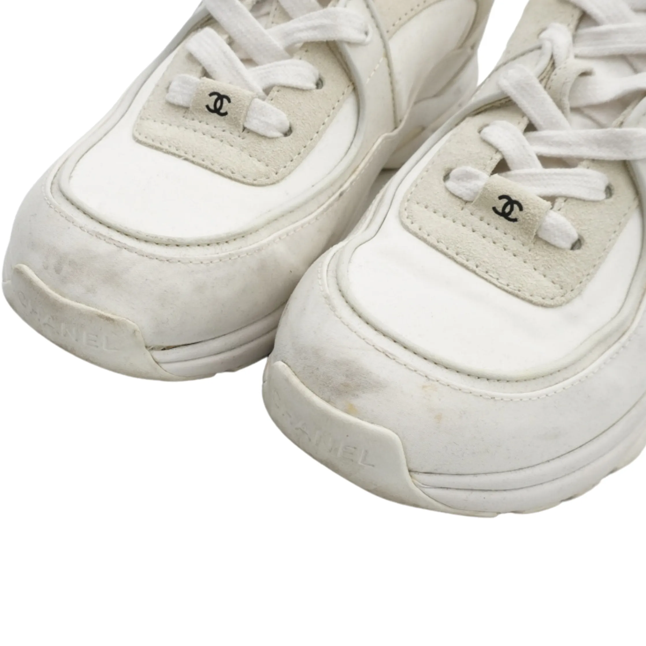 Chanel 'Interlocking CC' Sneakers - Women's 37.5