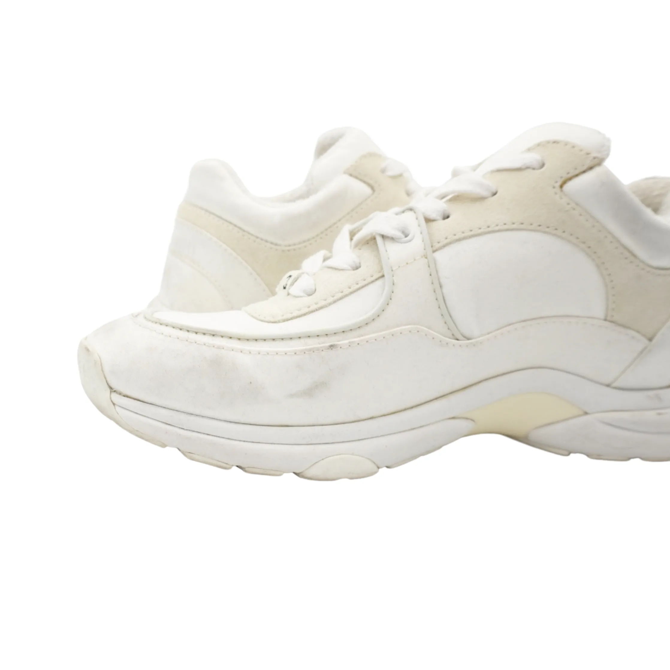 Chanel 'Interlocking CC' Sneakers - Women's 37.5