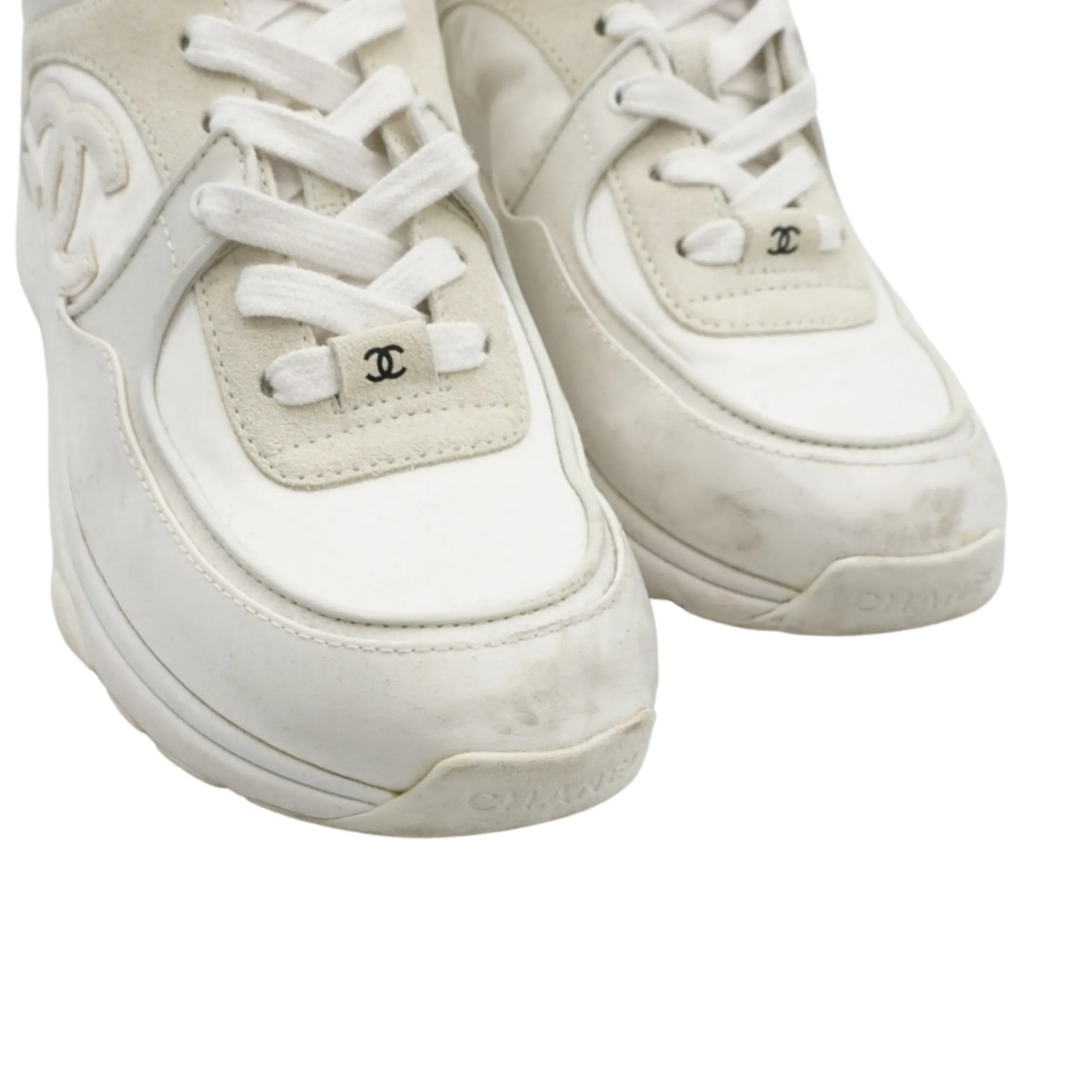 Chanel 'Interlocking CC' Sneakers - Women's 37.5