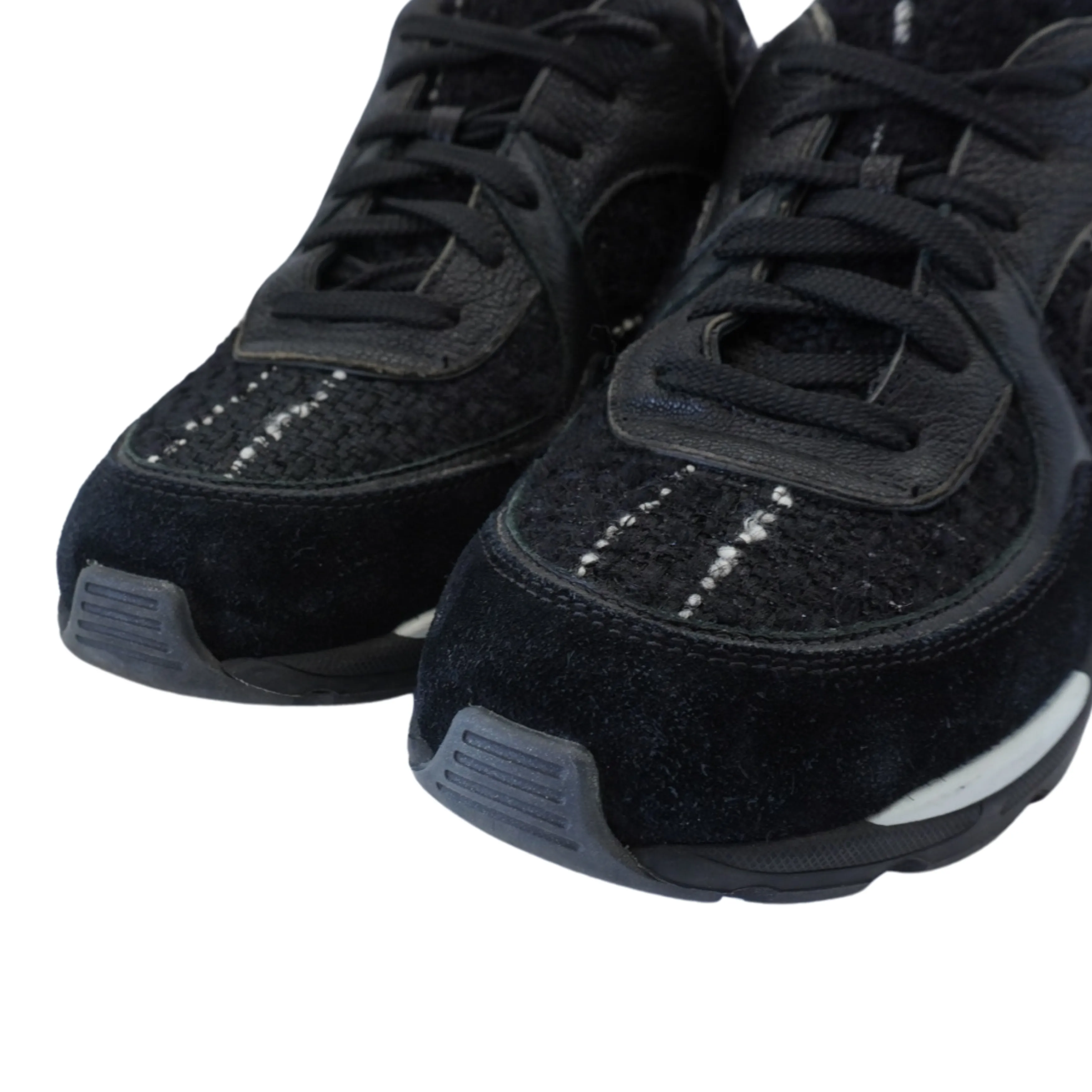 Chanel Tweed Sneakers - Women's 37