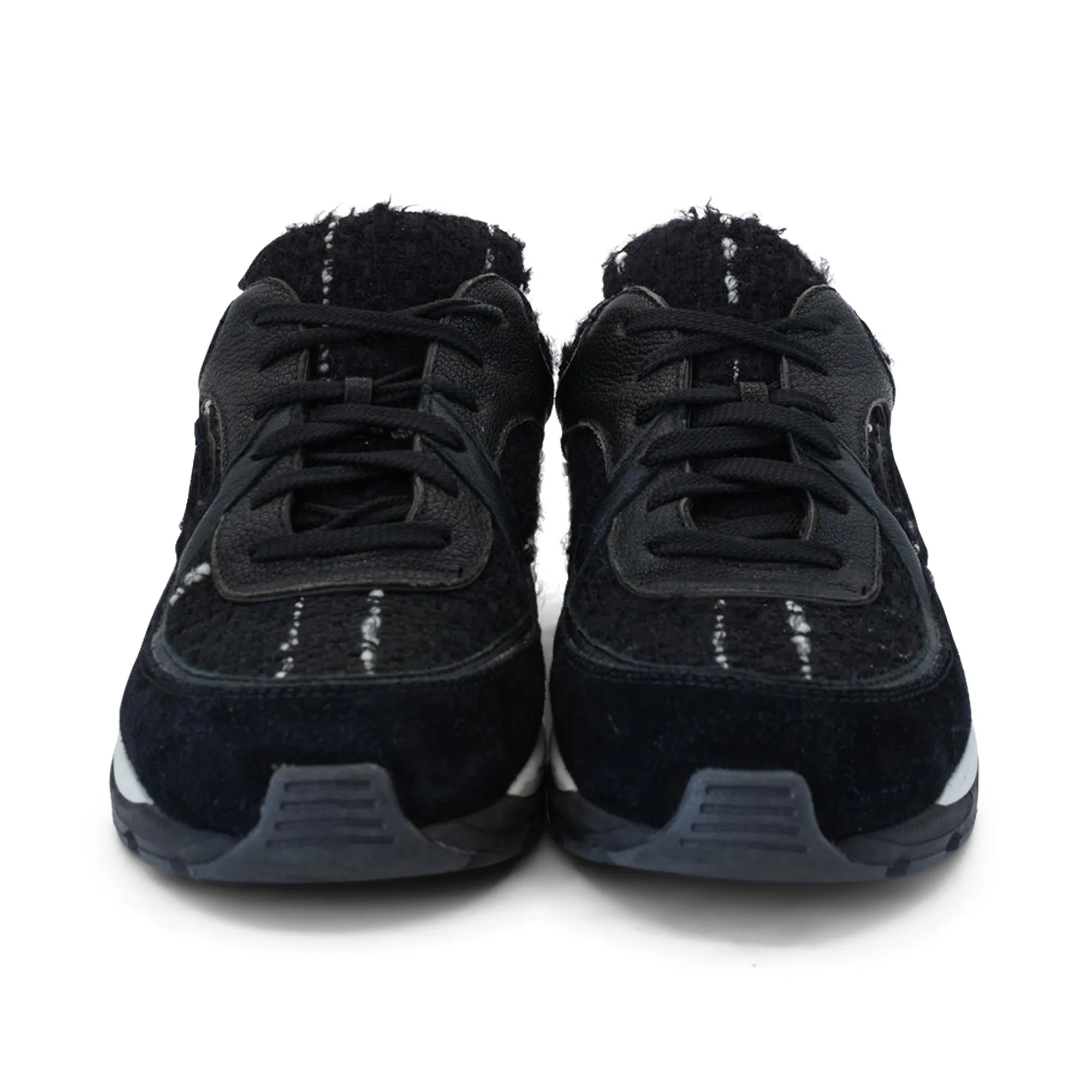 Chanel Tweed Sneakers - Women's 37