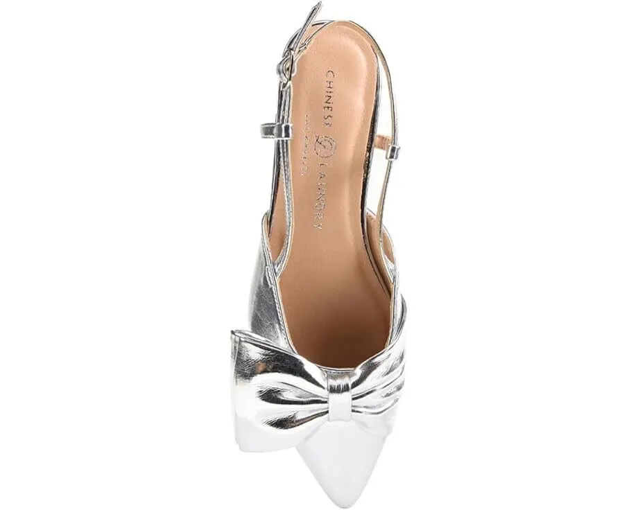 Chinese Laundry Harmony BHDG0METE-040 Flats Women's US 9.5 Bow Slingback ZPO1186