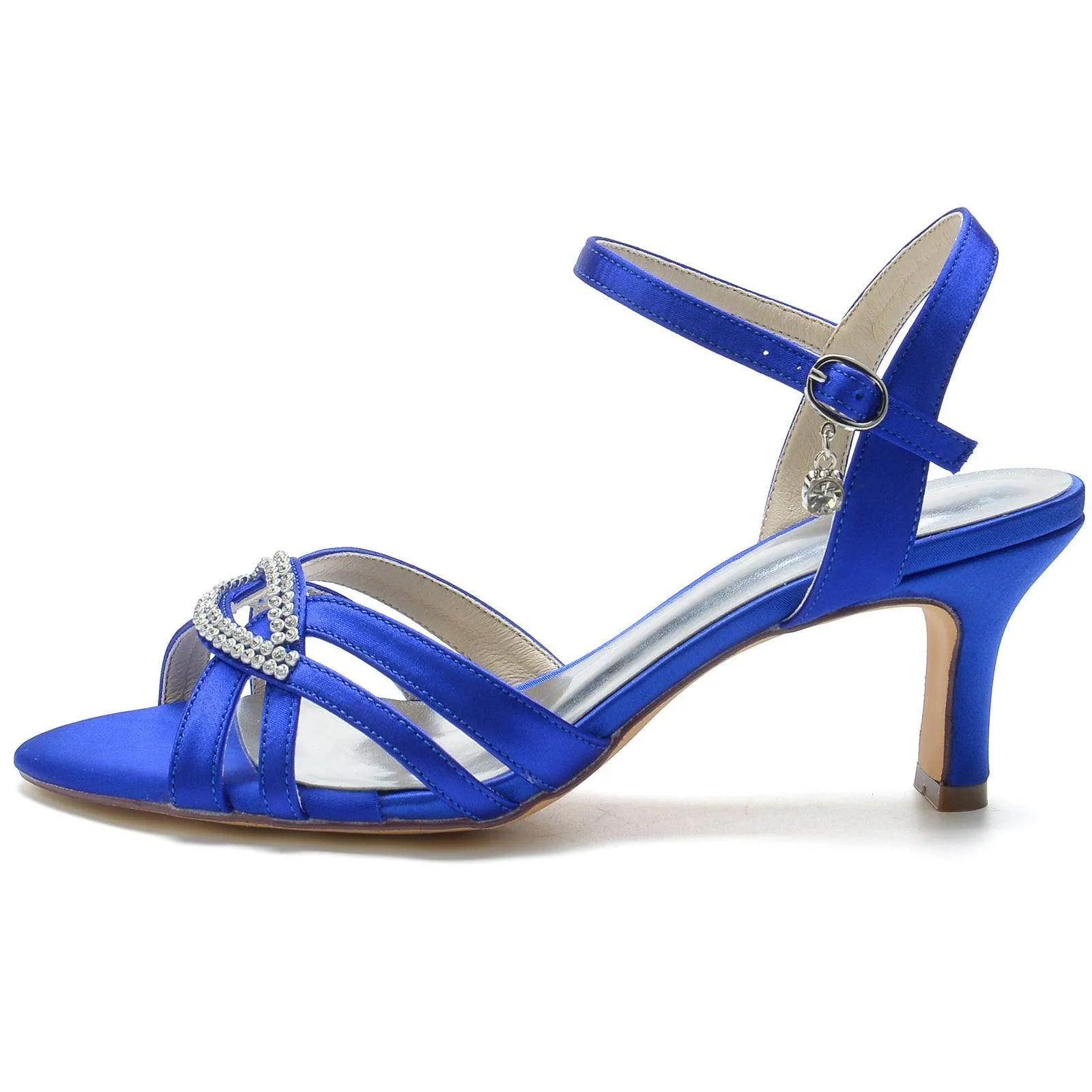 Chunky Heel 6.5cm Silk-Like Shoes CK0309