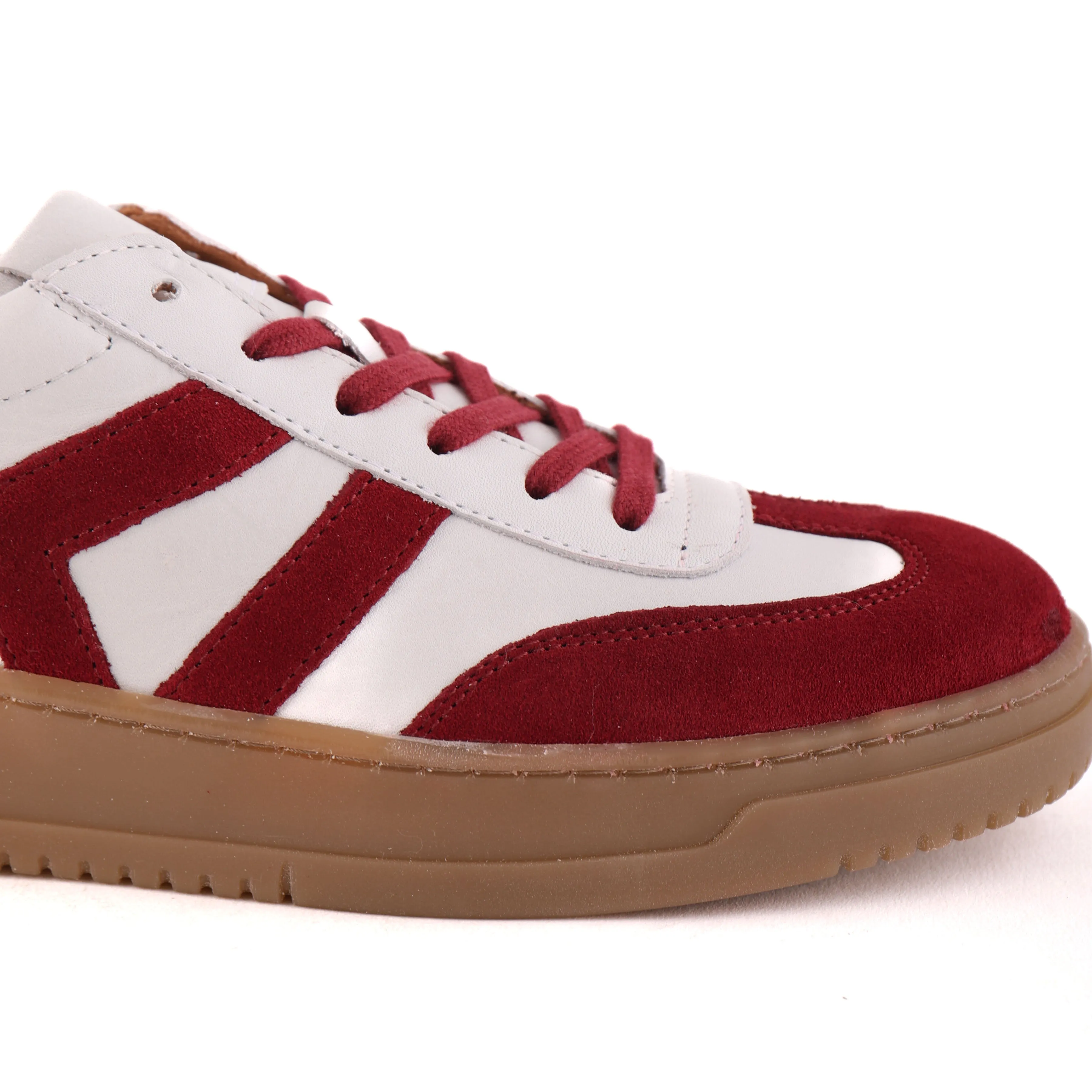 CLEO Burgundy and White