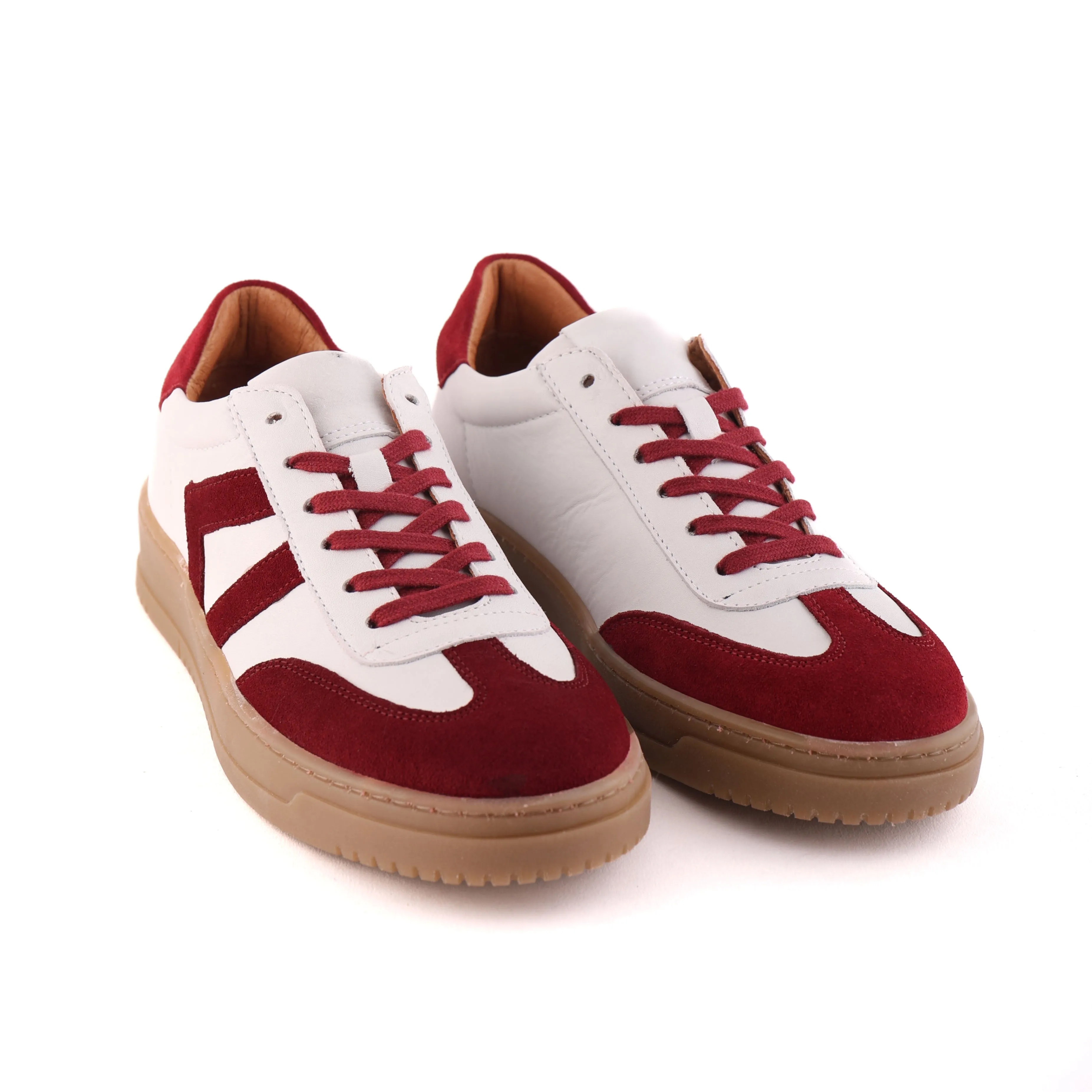 CLEO Burgundy and White
