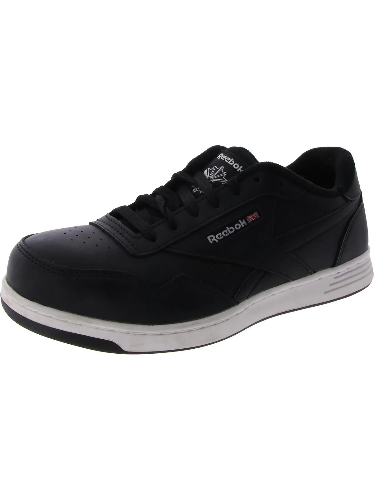 Club Memt Womens Leather Lace Up Work & Safety Shoes