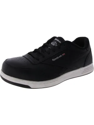 Club Memt Womens Leather Lace Up Work & Safety Shoes