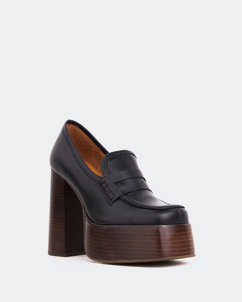 Cyrus Black Leather