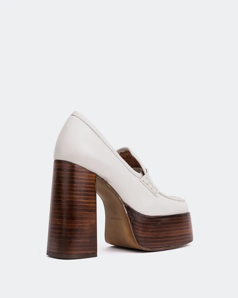 Cyrus Off White Leather