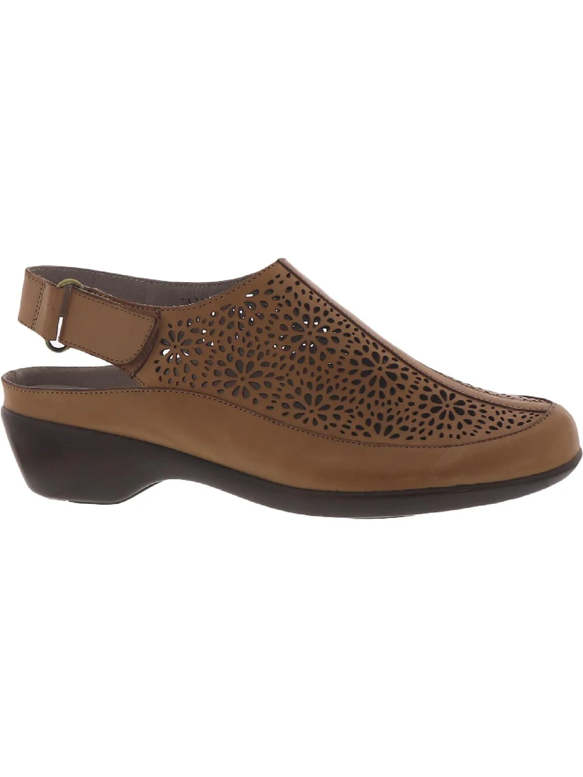 Dawn Womens Leather Laser Cut Sandals Shoes