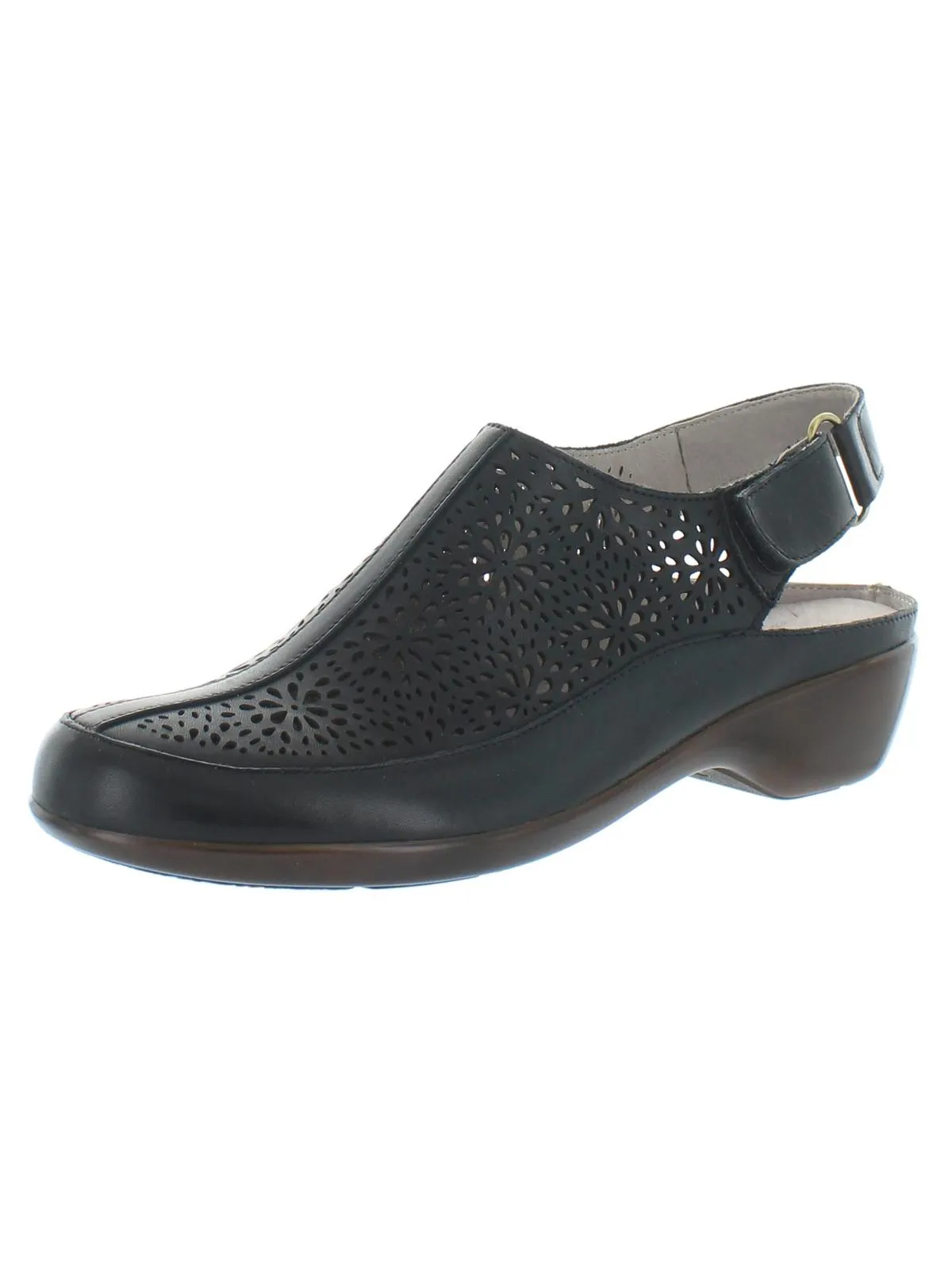 Dawn Womens Leather Laser Cut Sandals Shoes